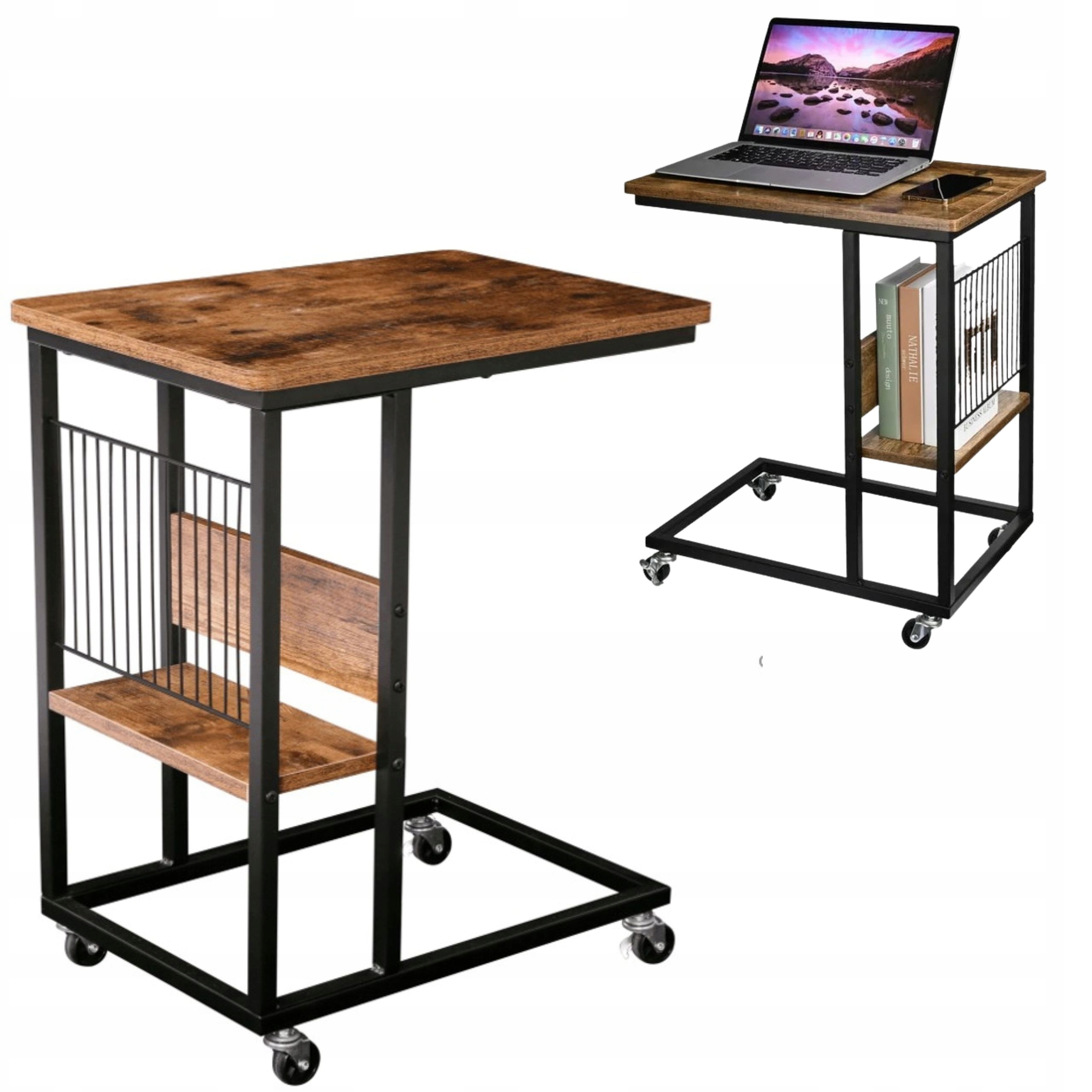 Boční stolek konferenční stolek loft rustikální vintage 60x50x35 cm SU-012