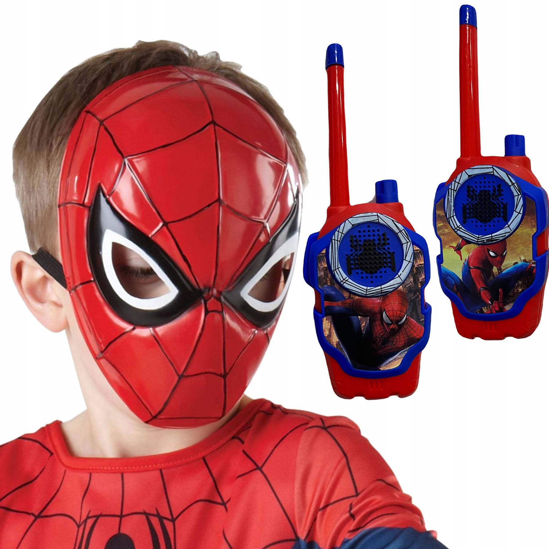 

Spiderman Zestaw 3w1 2x Walkie Talkie Maska