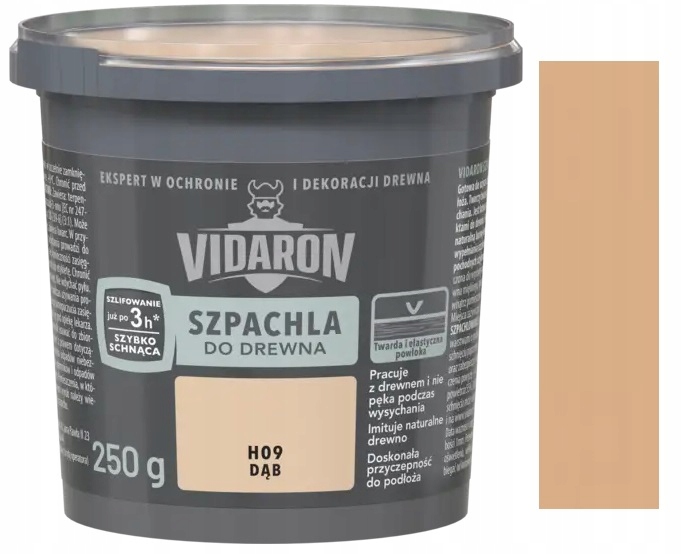 

Vidaron Szpachla Do Drewna Dąb H09 250G