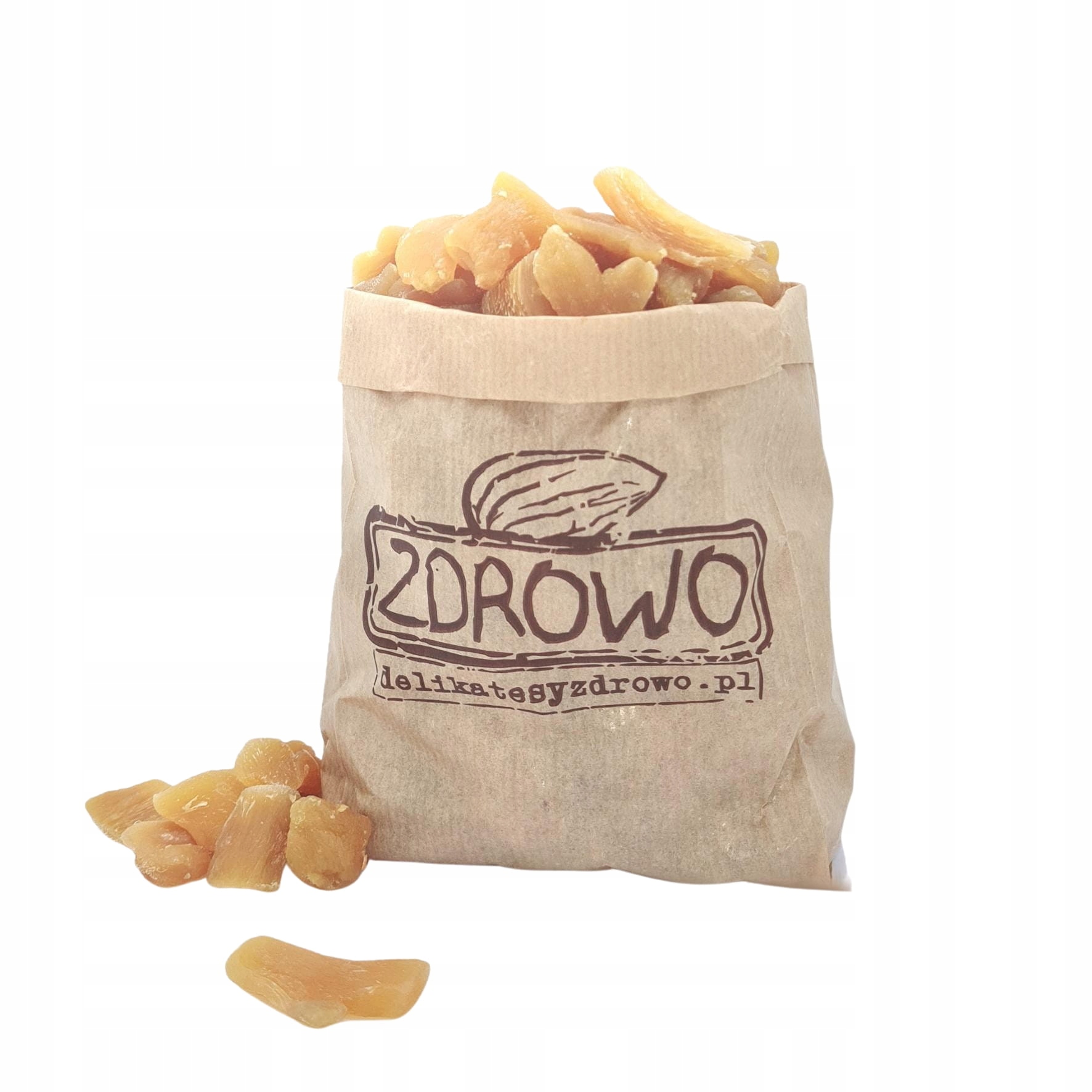 Imbir Suszony Bez Cukru z Fruktozą 1000g