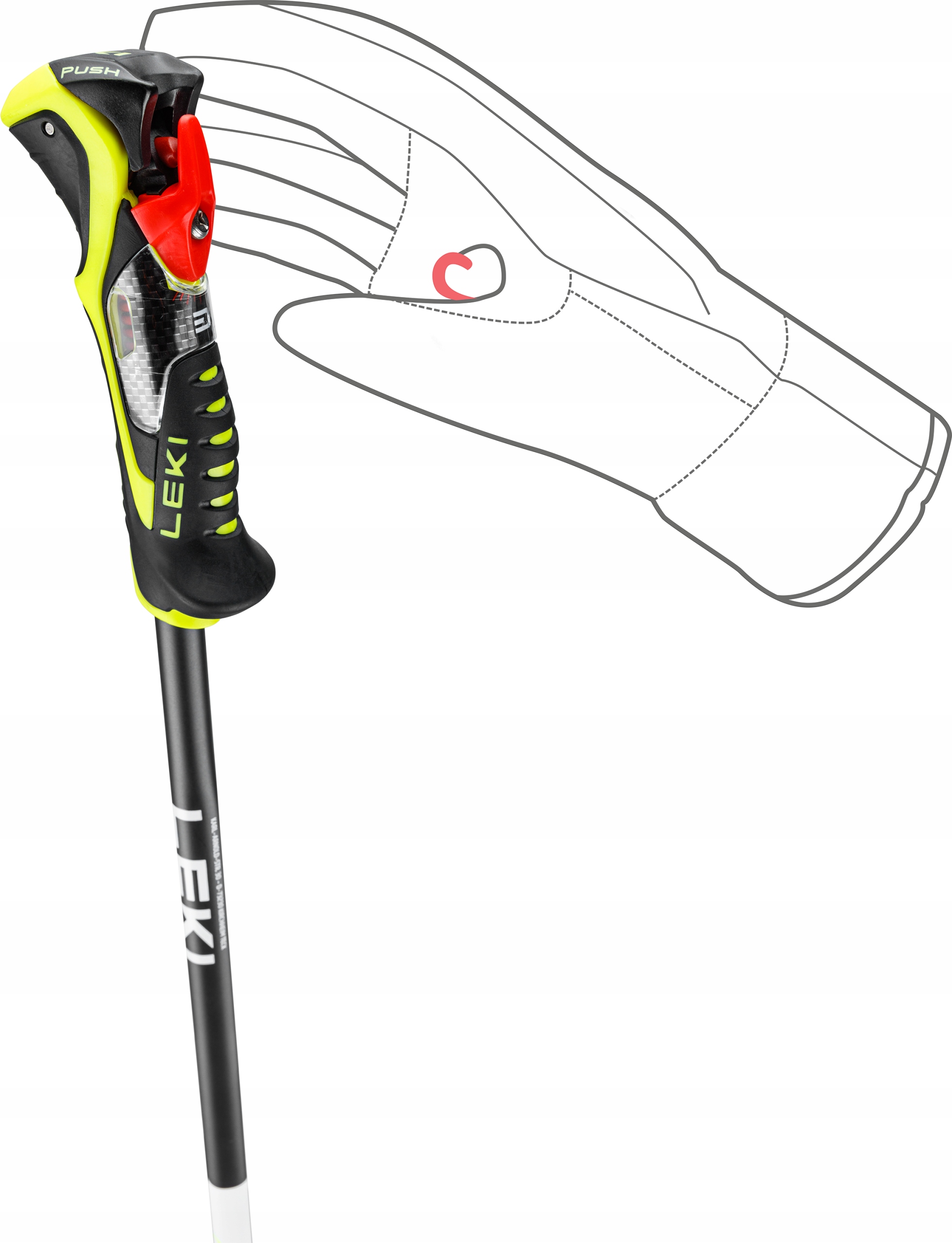 Kije Leki AIRFOIL 3D 65367952 120cm Długość (cm) 120 cm