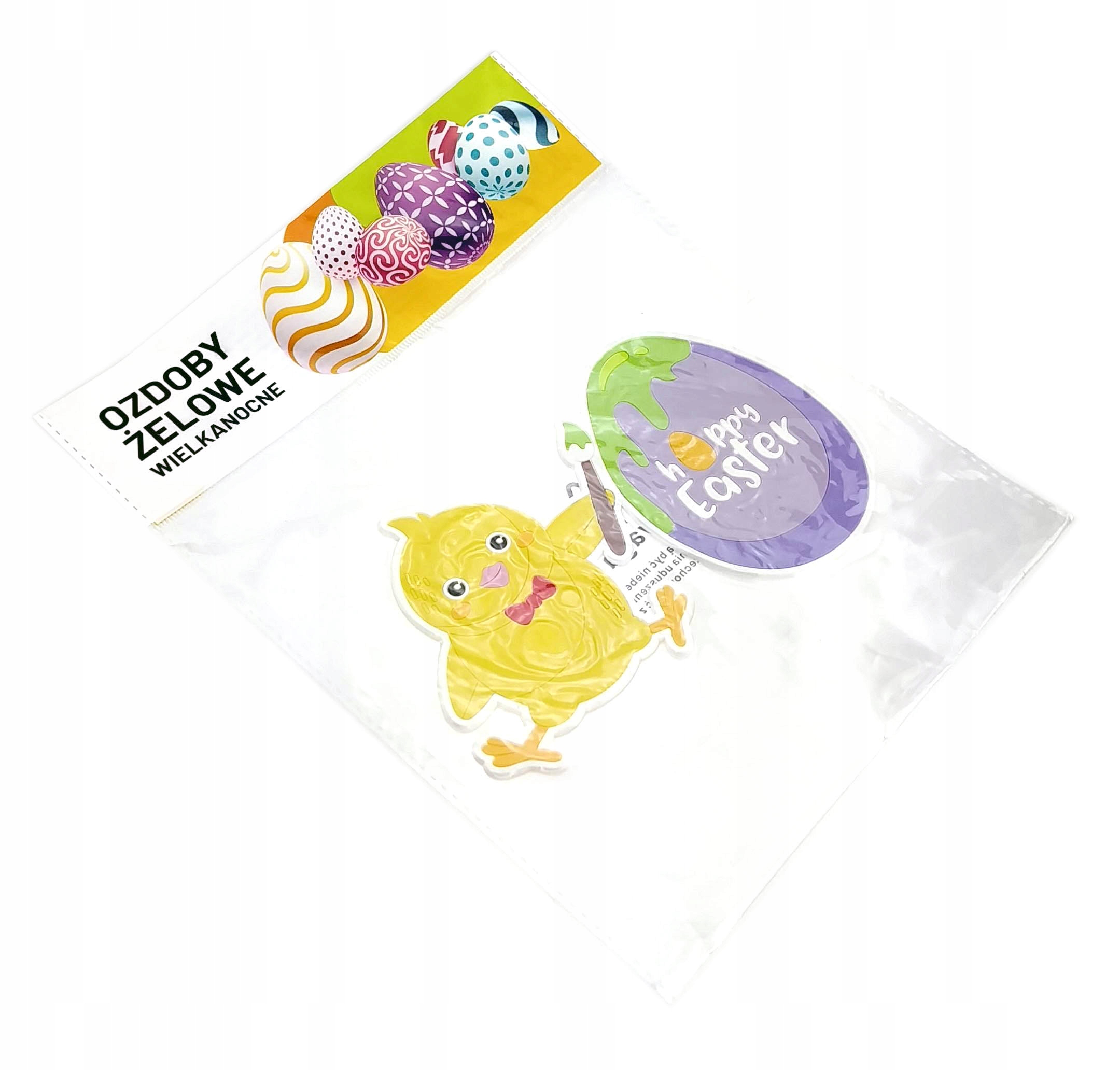 Ozdoby żelowe wielkanocne samoprzylepne PVC CE 3+