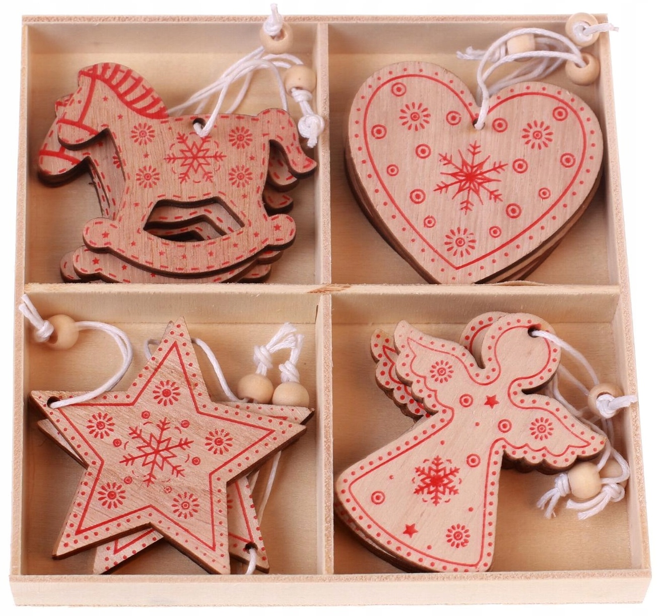 

Zawieszki drewniane na choinkę Piękne Z19