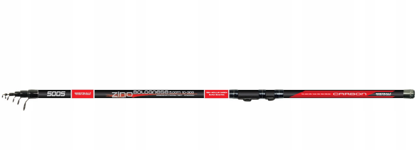 

Wędka Bolonka Mistrall Zino Bolognese 7m /10-30g