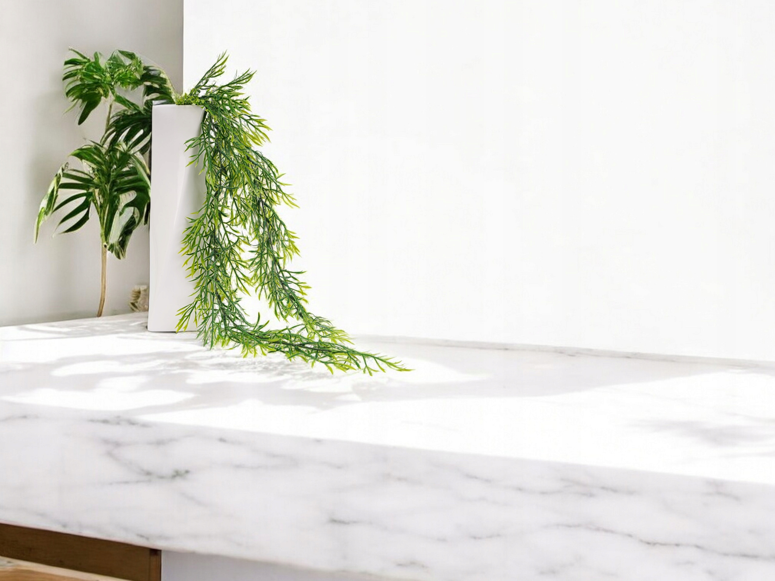 SZTUCZNA HOYA ROŚLINA ZWISAJĄCA GĘSTA 70cm WISZĄCY ASPARAGUS ZIELONY Wysokość maksymalna 70 cm