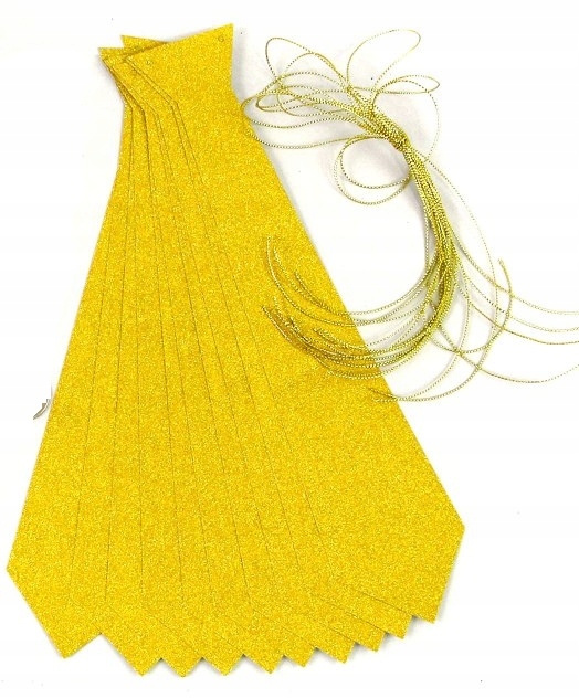 KRAWAT PAPIEROWY IMPREZOWY DZIECIĘCY 10 SZT Marka Inna marka