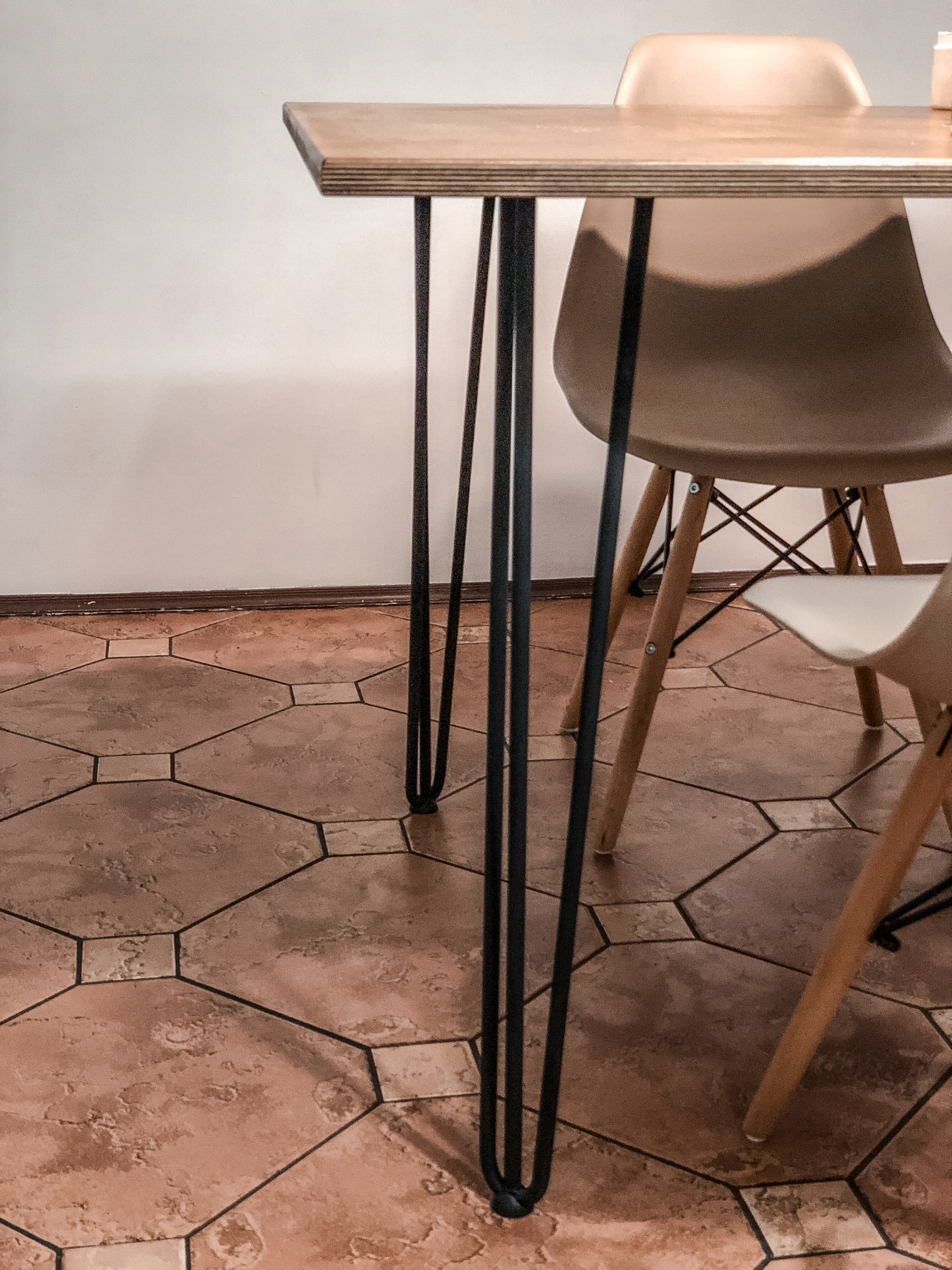 HAIRPIN Metalowe nogi do stolika nóżki 15cm GRATIS Maks. szerokość 10 cm