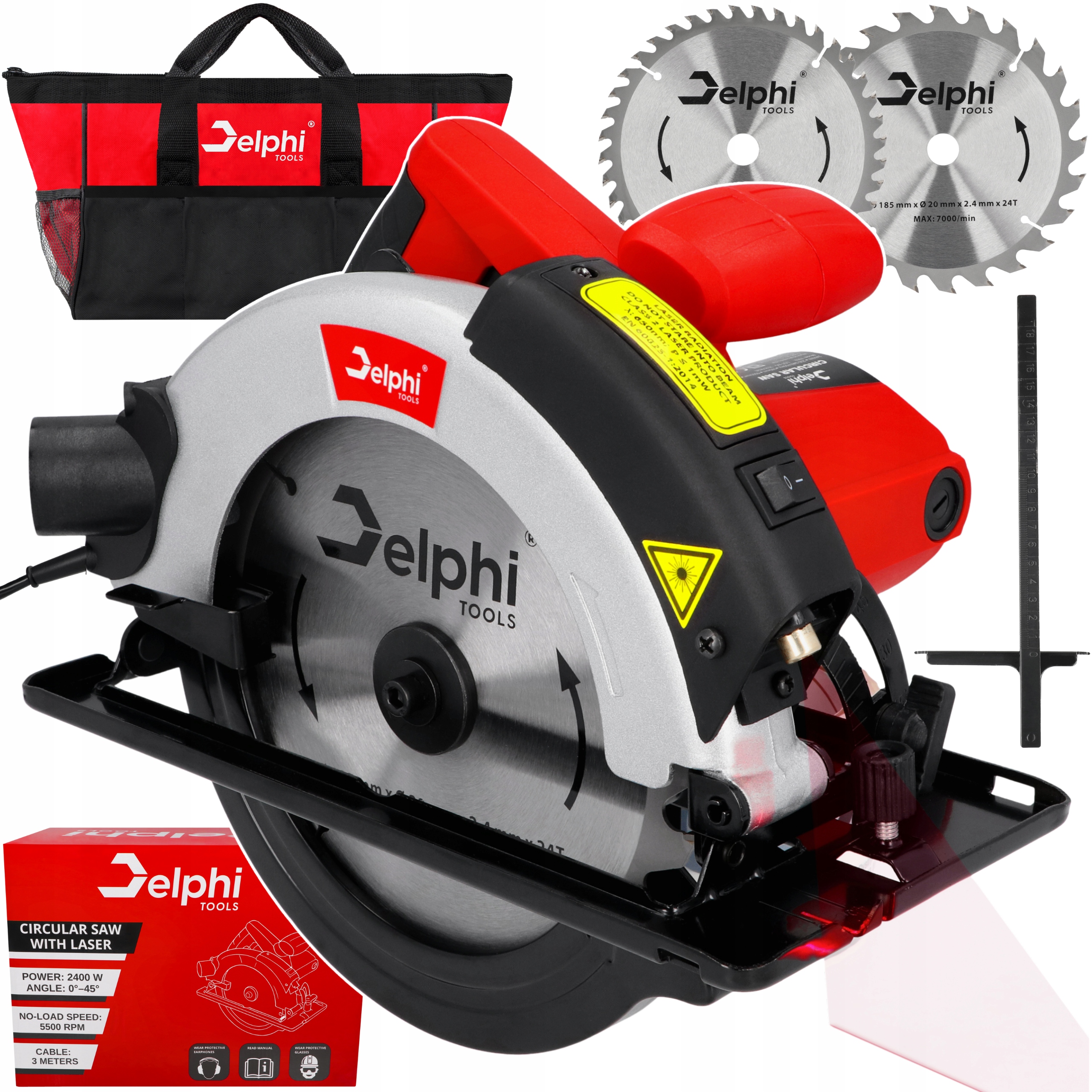 Pilarka Tarczowa Krajzega Piła Do Drewna Elektryczna Ręczna Z Laserem Laser