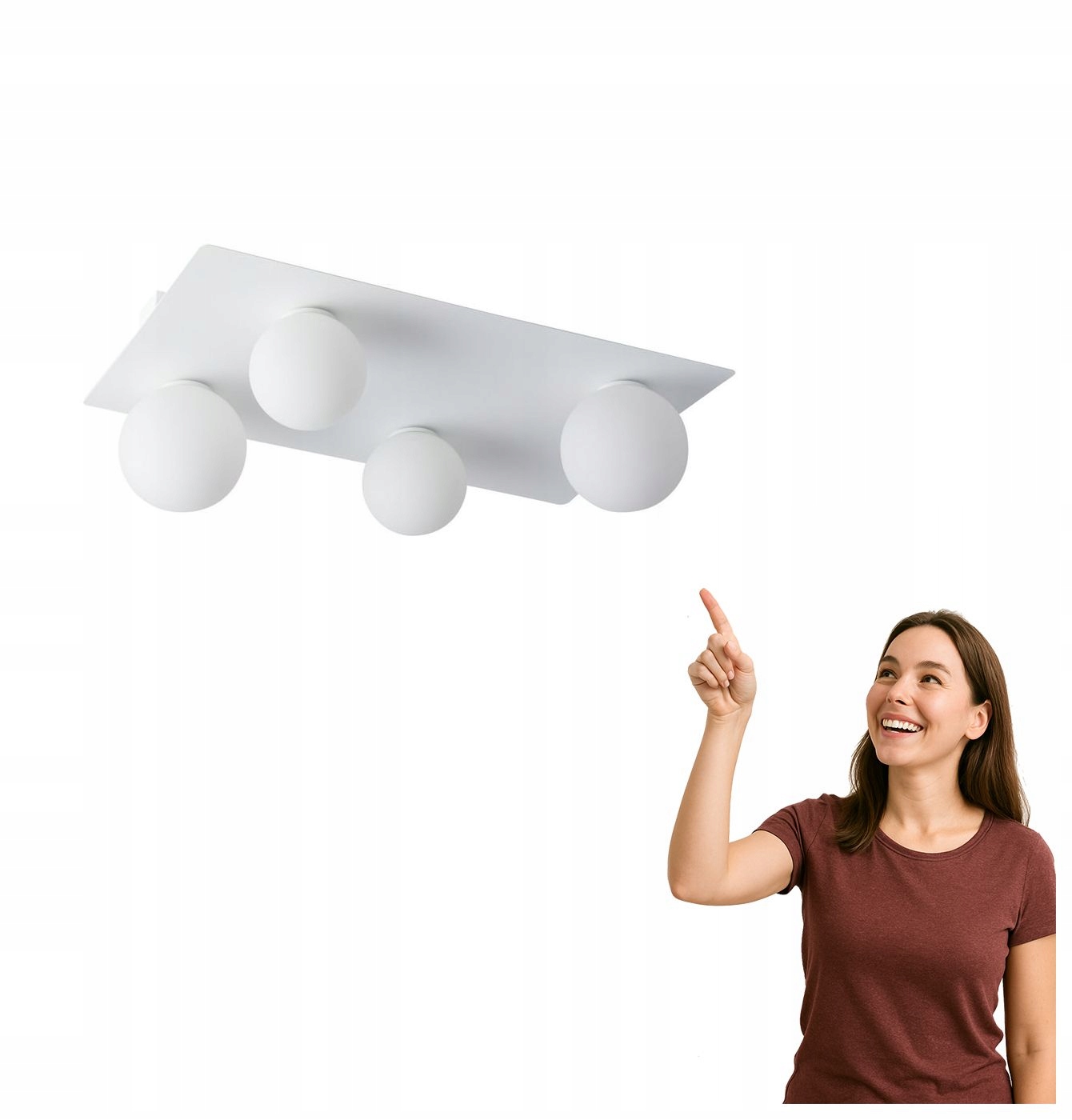 Stropná lampa Argon 4 33281 Sigma Lighting