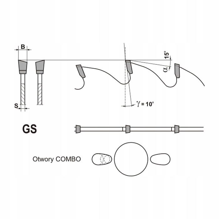 GLOBUS PIŁA TARCZOWA DO DREWNA 300x30x3,4mm 52Z WIDIA CIĘCIE POPRZECZNE GS Marka Globus