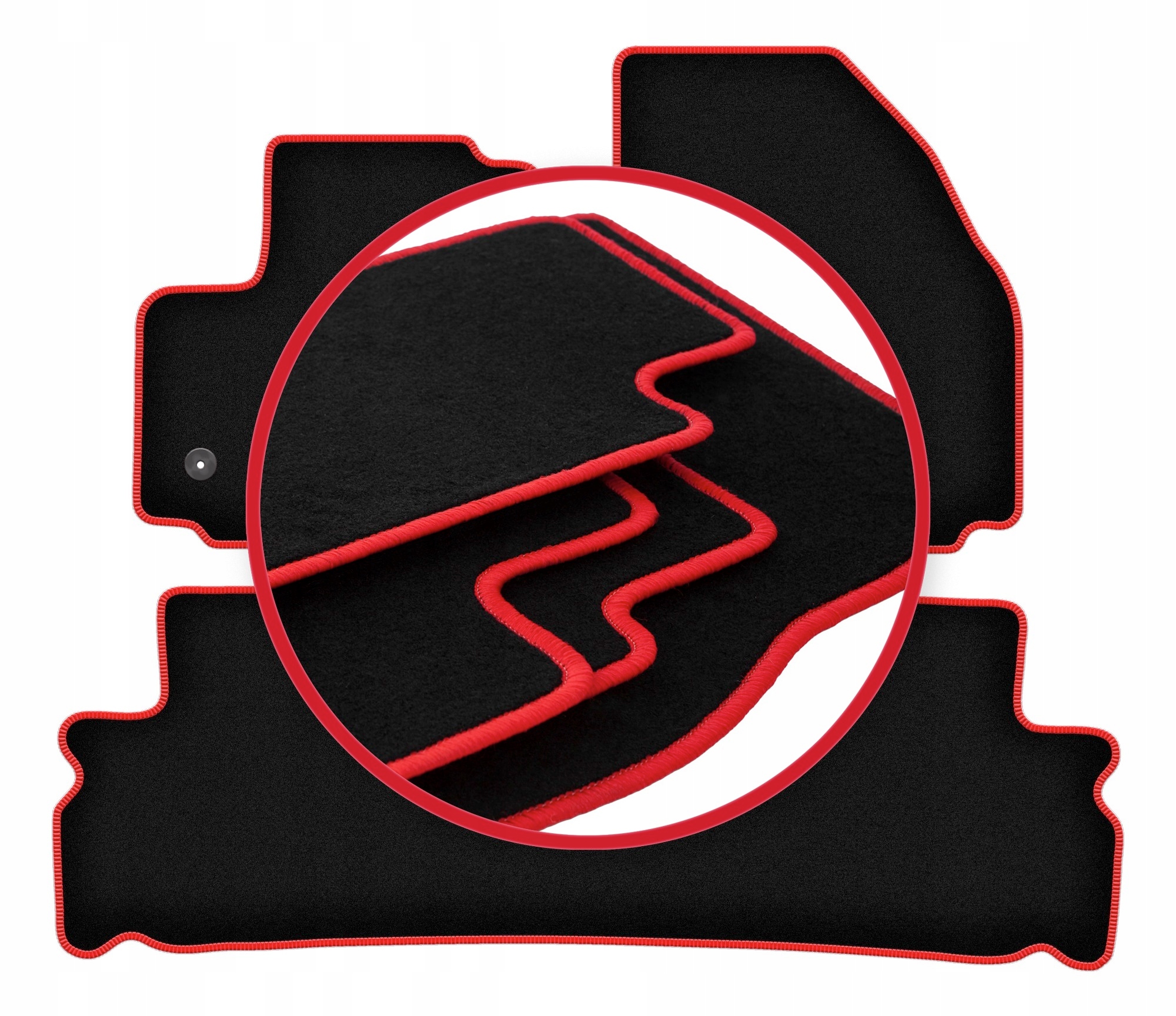 Automobilové velurové koberce Lux pro Ford Galaxy MK2 minivan (2012-2015)