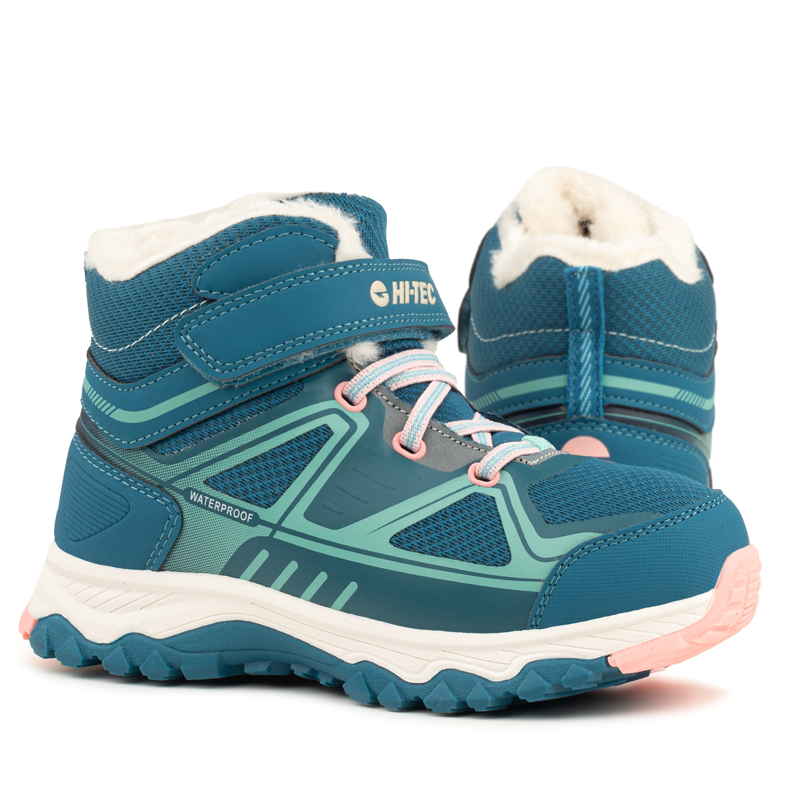 Buty zimowe Hi-Tec Glacier MID 200 Wp Turquoise Wodoodporne Thinsulate 3M