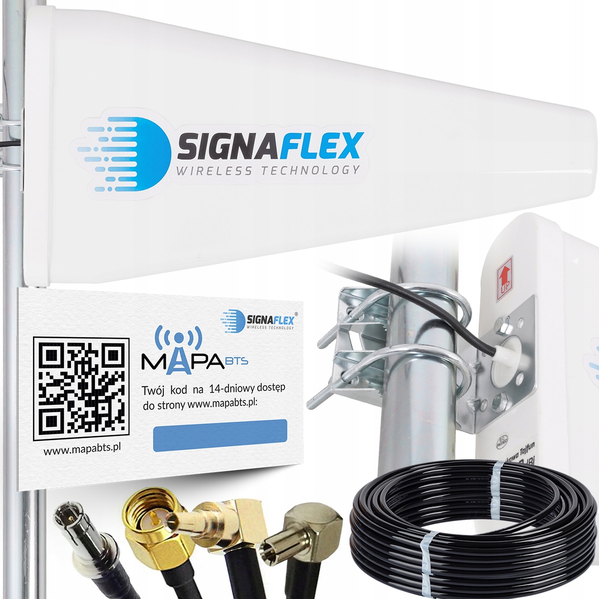 

Antena Signaflex 20 dBi Lte 4G 3G Gsm Huawei CRC9