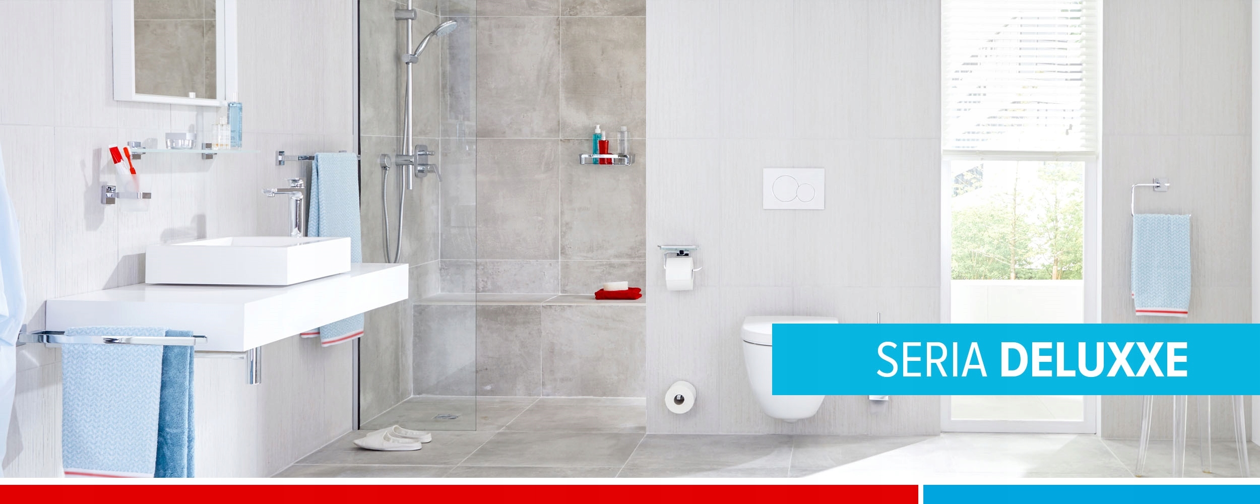 Uchwyt na papier toaletowy BEZ WIERCENIA tesa Linia Deluxxe