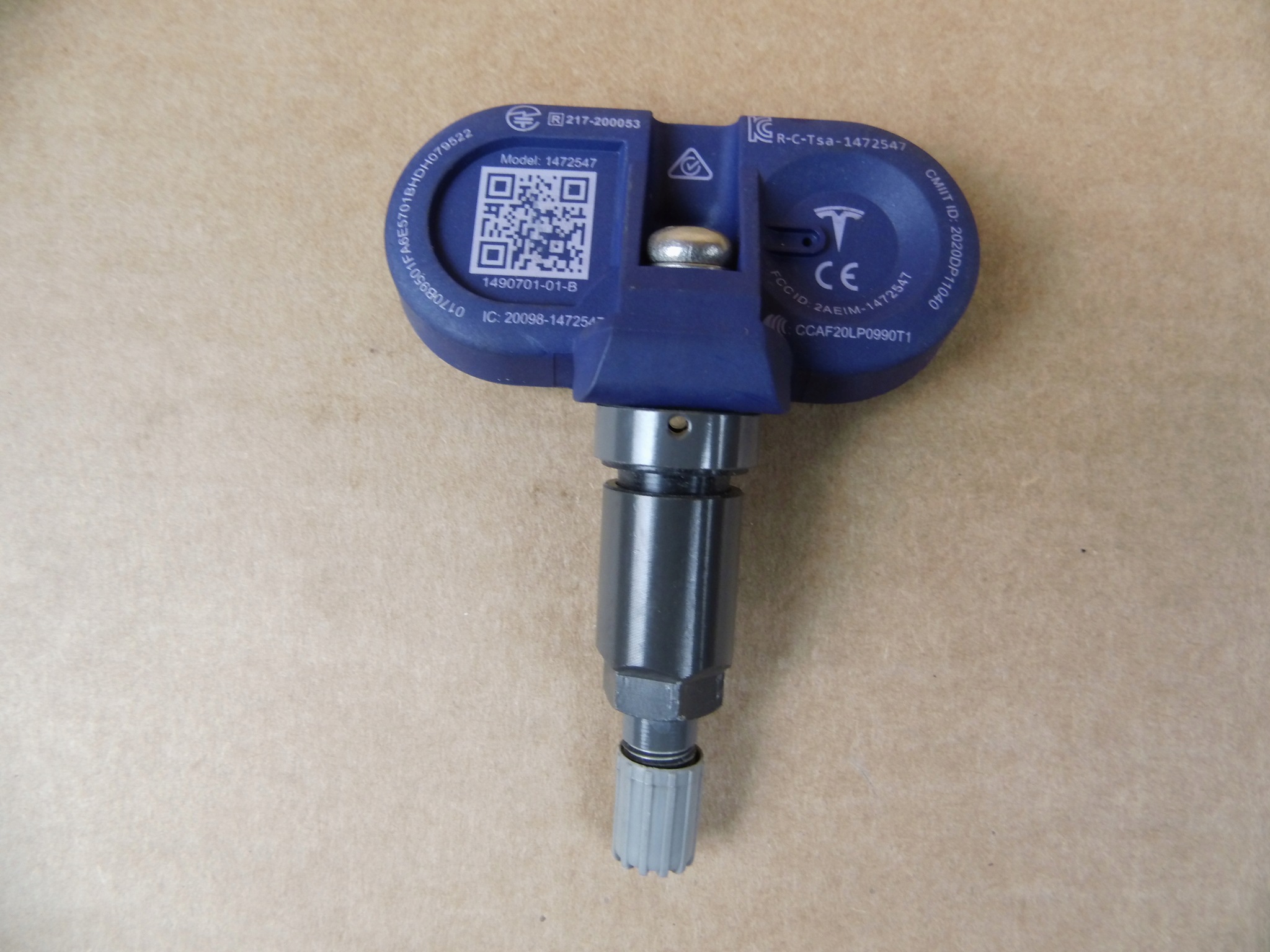 Tesla Model Y Sensor Druck luft w oponie TPMS 2AEIM-1472547
