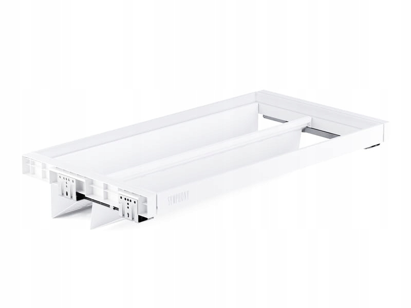 Koš na boty Symphony 90 cm bílý šuplík s výsuvným s tlumením dovírání 25 kg Atm