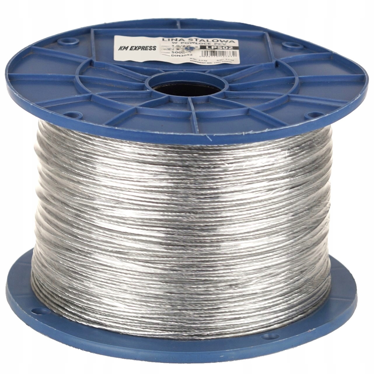 Lina Stalowa W Osłonie Pcv 2 MM Linka 500 Mb 1x7 95KG