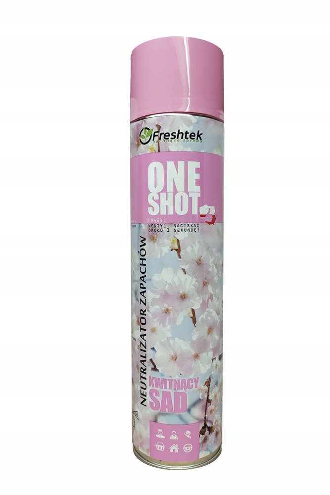

Freshtek One Shot neutralizator zapachów Kwit. Sad