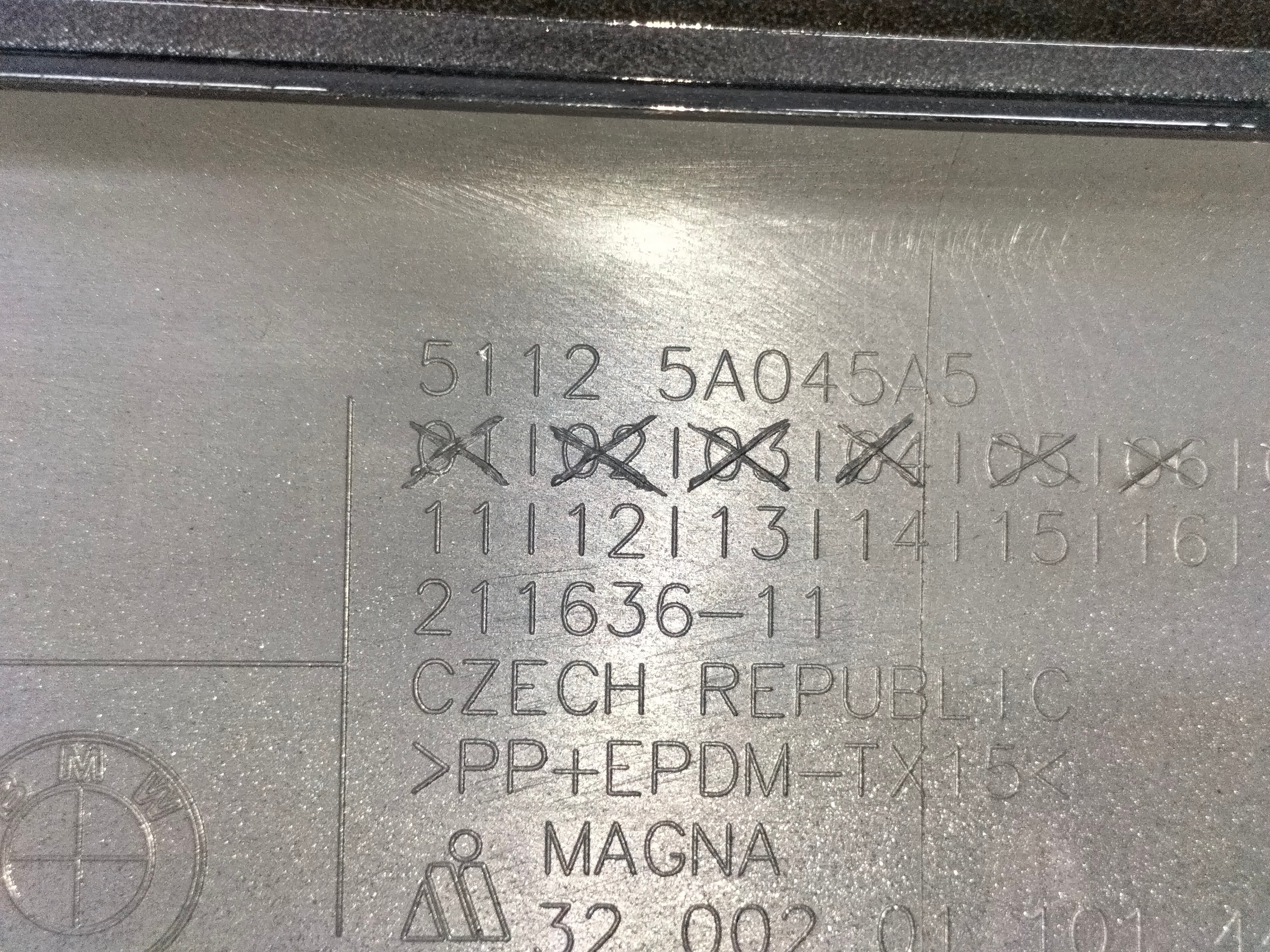 bumper rear rear part BMW X1 U11 22- X-LINE