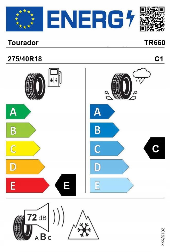 1x TOURADOR WINTER PRO TSU1 275/40R18 103 V Model Winter Pro TSU1