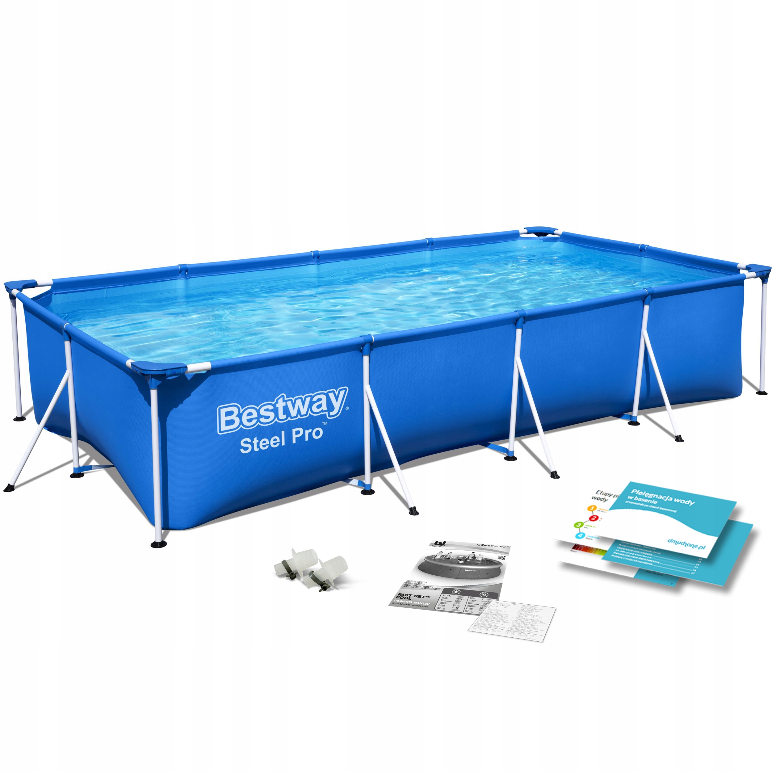 BASEN STELAŻOWY 400x211x81 BESTWAY 56405 STEEL PRO EAN (GTIN) 6942138949599