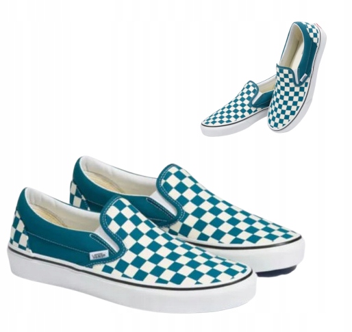 Dámské Tenisky Vans Checkerboard Classic Slip-On