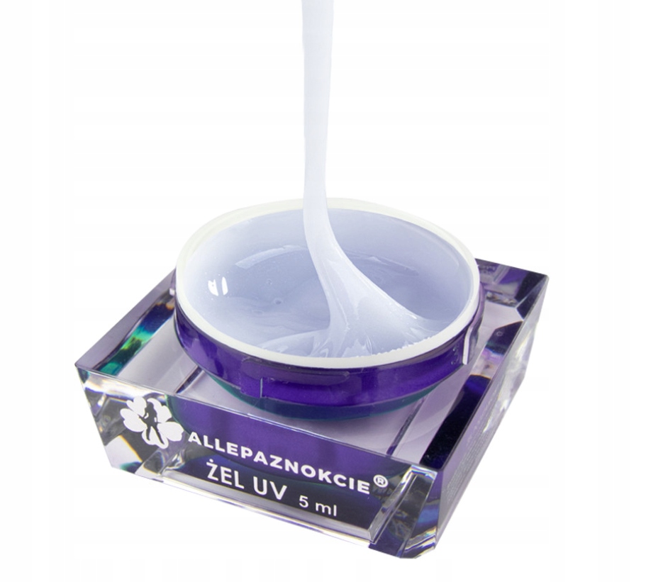 BUDUJĄCY ŻEL DO PAZNOKCI JELLY PEARL WHITE GLITTER