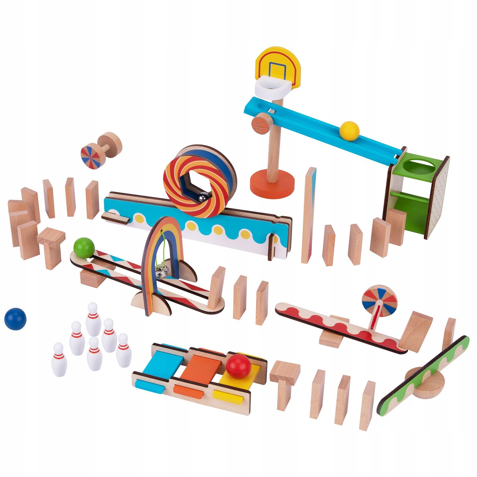 

Tooky Toy Klocki Do Budowania Domino Układanka