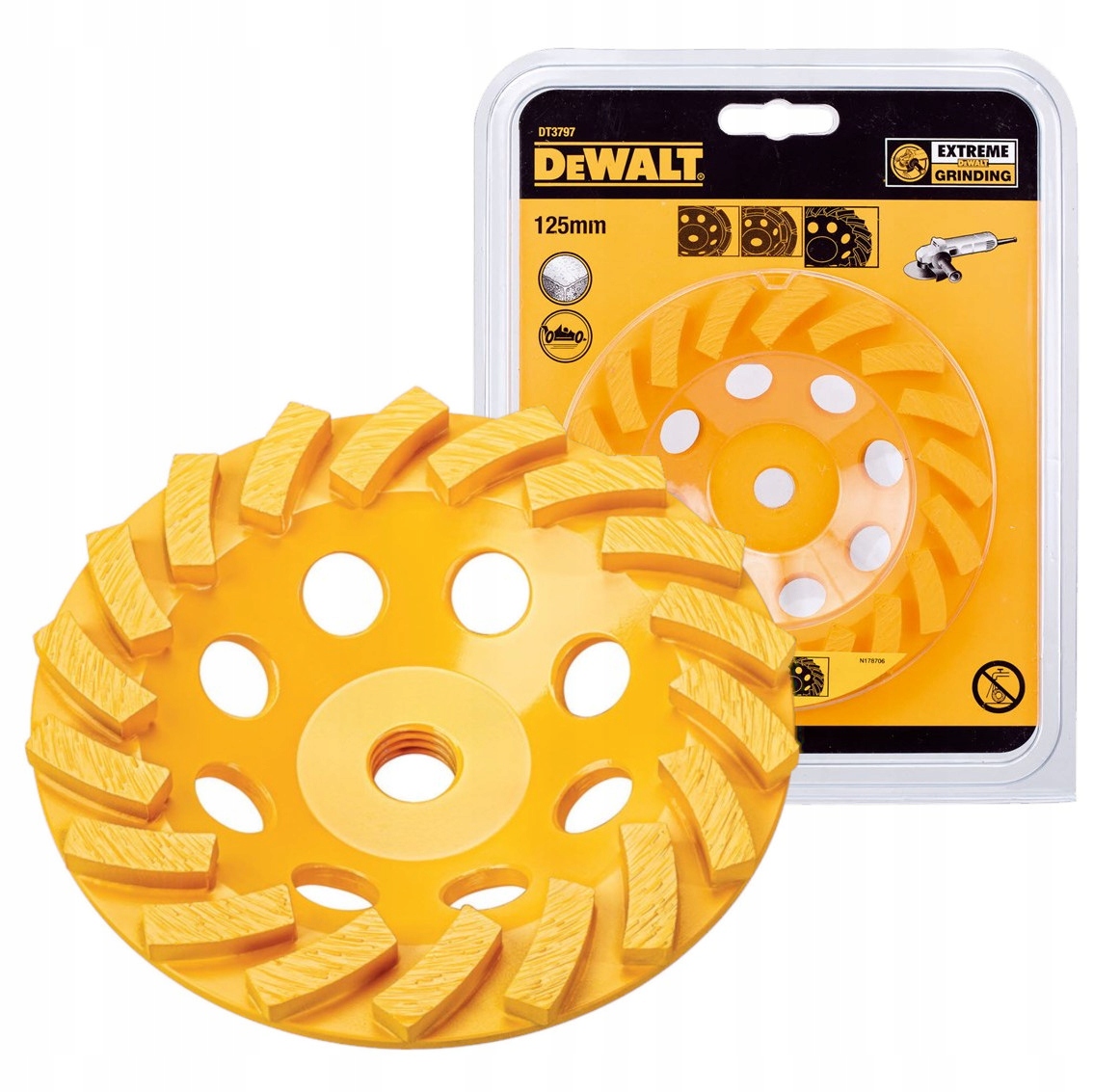 Dewalt Brusný Kotouč Betonu 125 mm Turbo