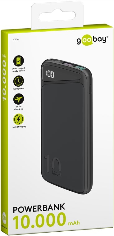 PowerBank Goobay 10000 mAh Qc 3.0 Pd Usb-c