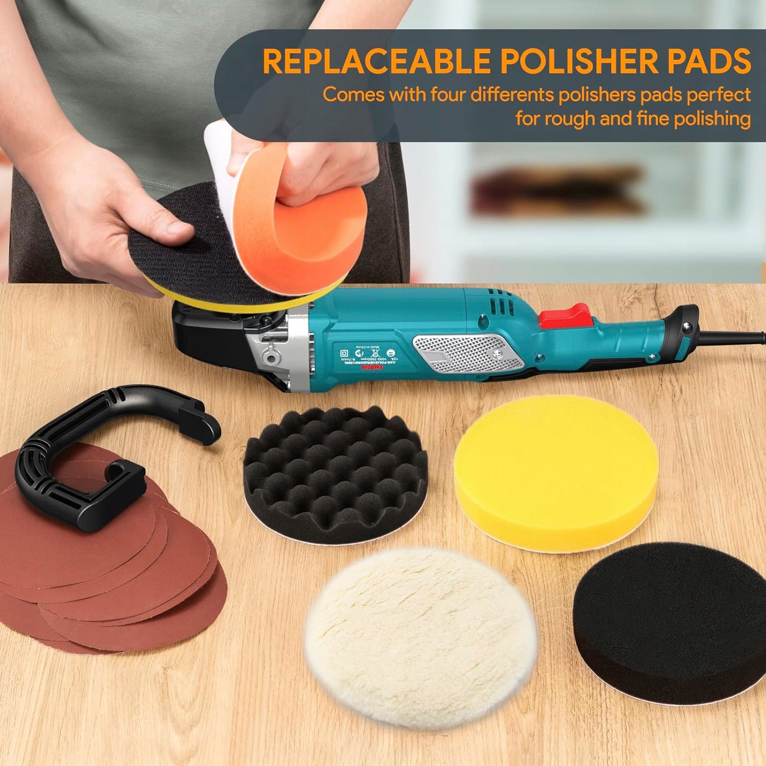 POLERKA ENEACRO S1P-HP510-180H 1500W 180mm 4 Moc 1500 W