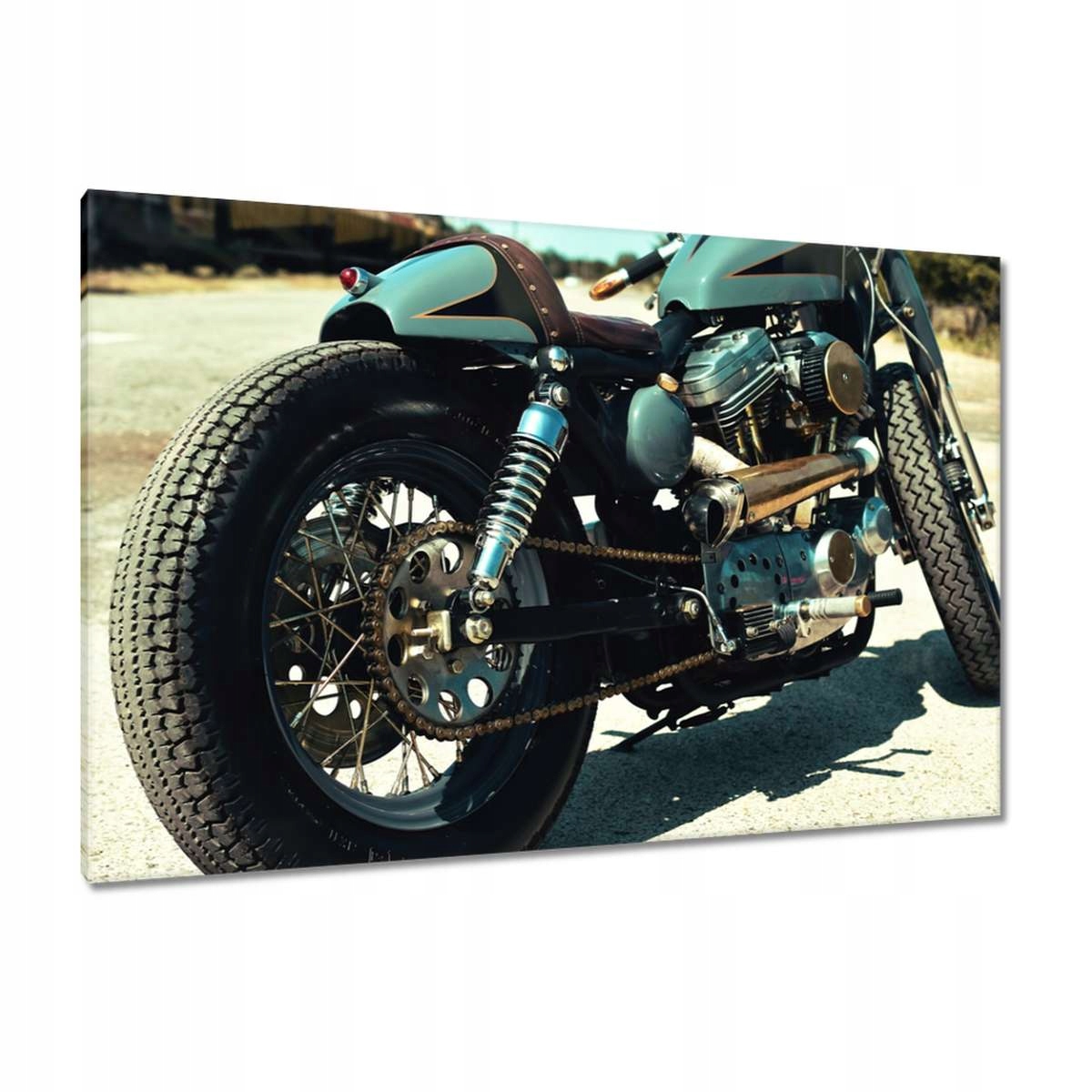 Obrazy 120x80 Klasický motocyklový motor
