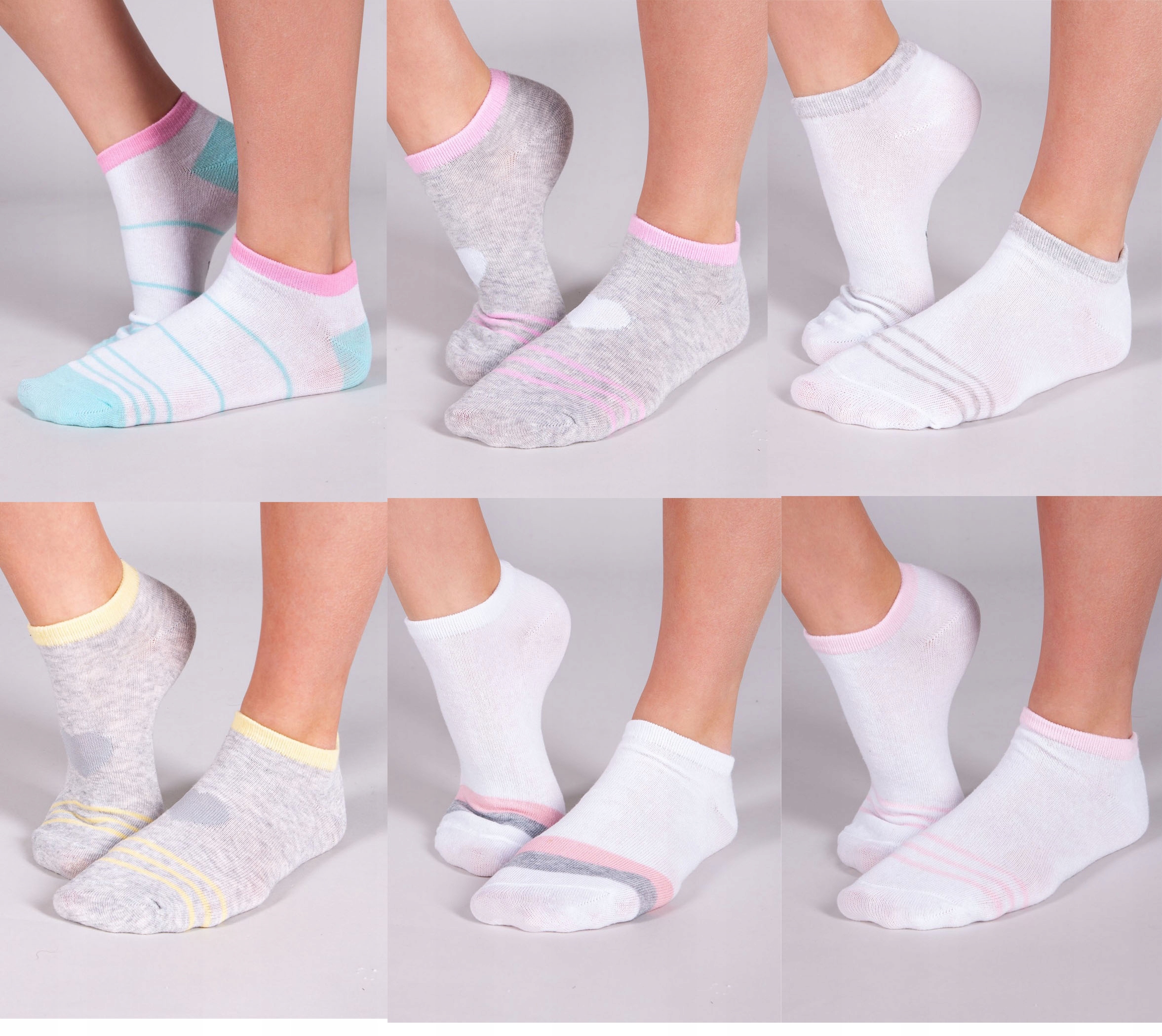 

Skarpety stopki bawełniane 6 par 35-38