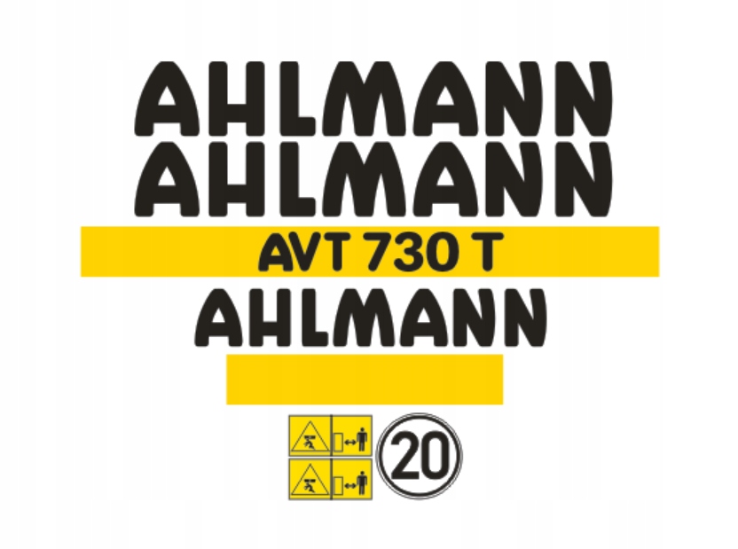 Samolepky Ahlmann Avt 730 T