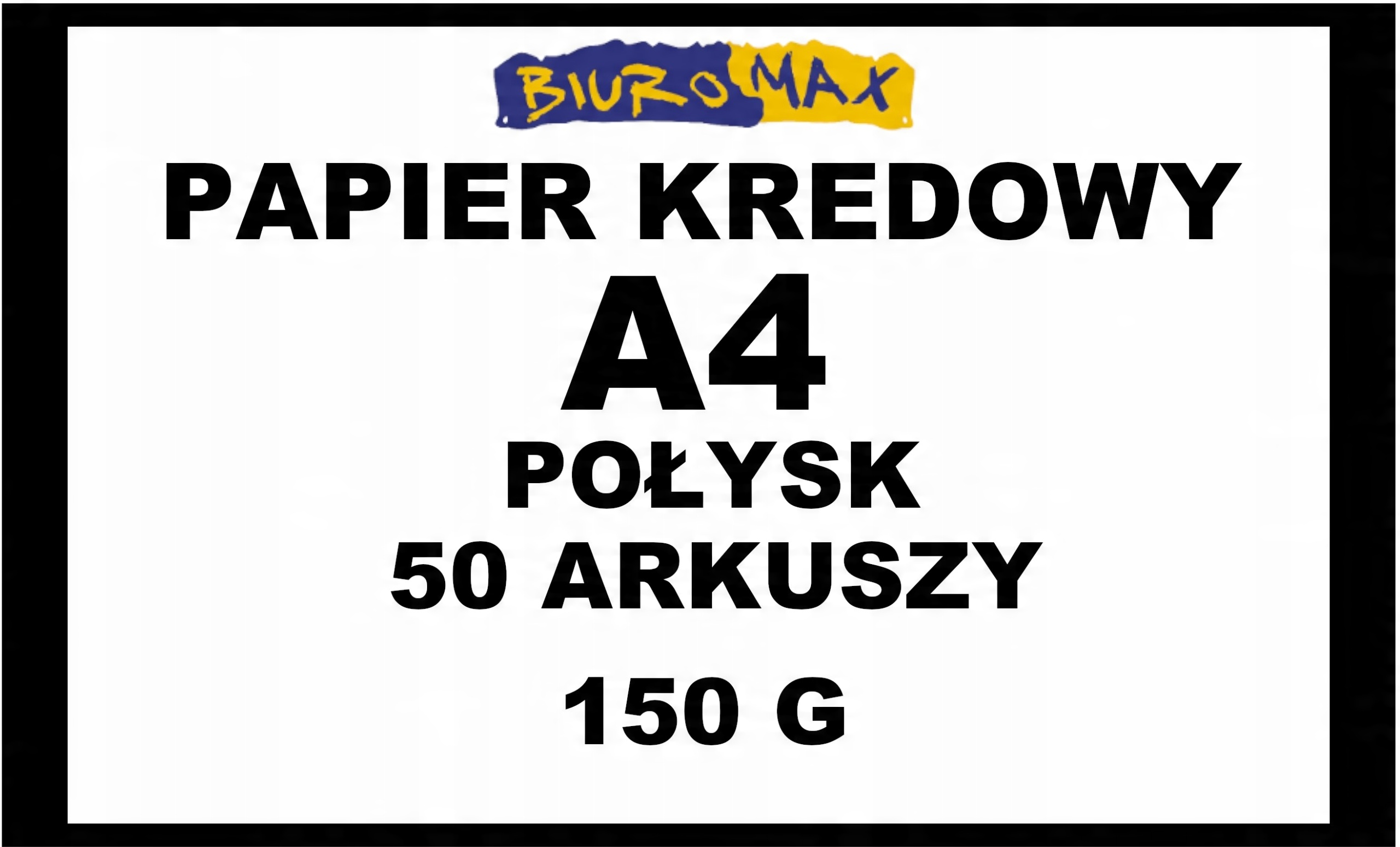 

Papier kredowy A4 150g 50ark. Błysk Stora Enso