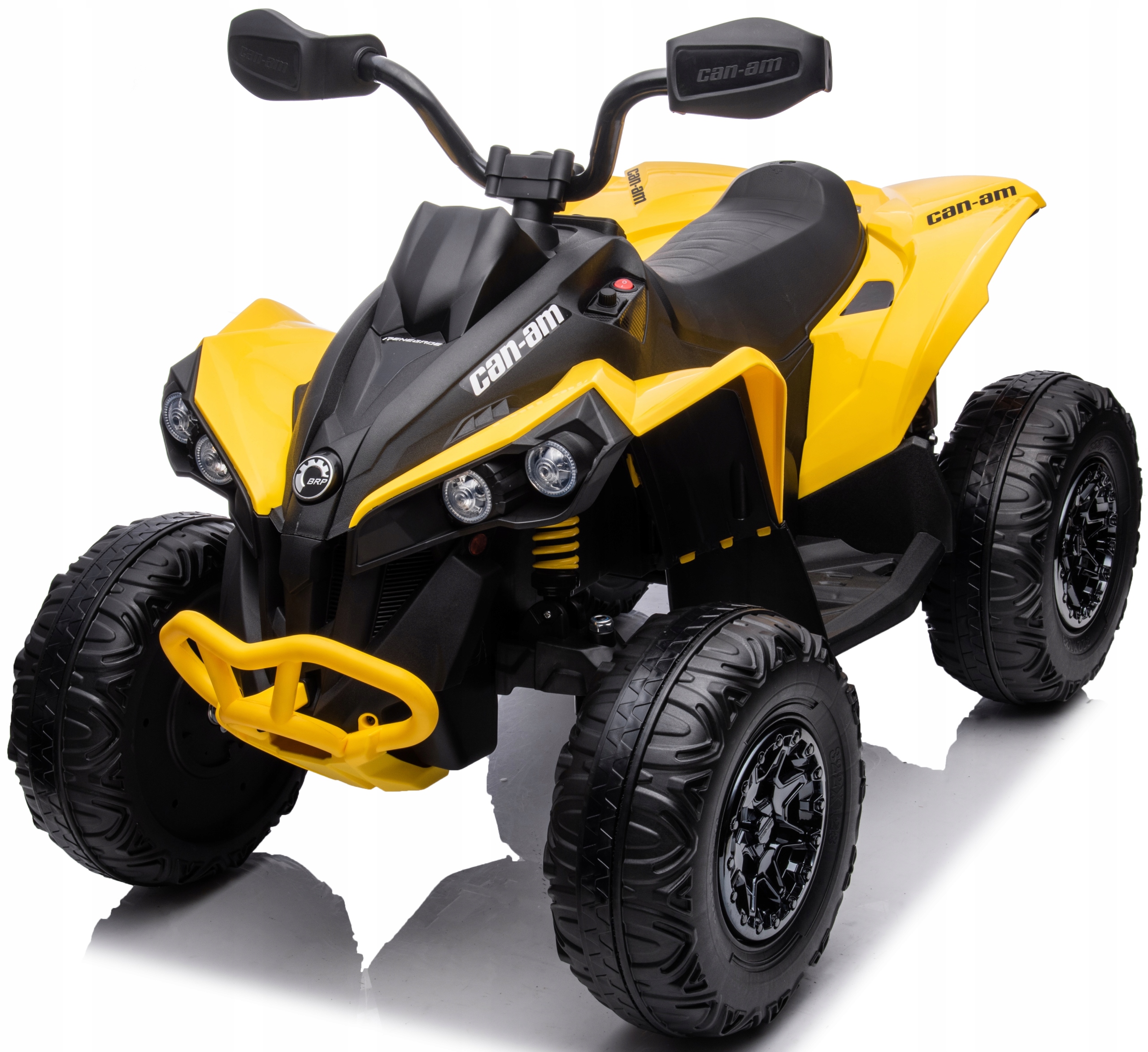 Quad Can-Am Renegade Atv na akumulator 4x4 Skóra Miękkie Koła Eva Pilot 2.4