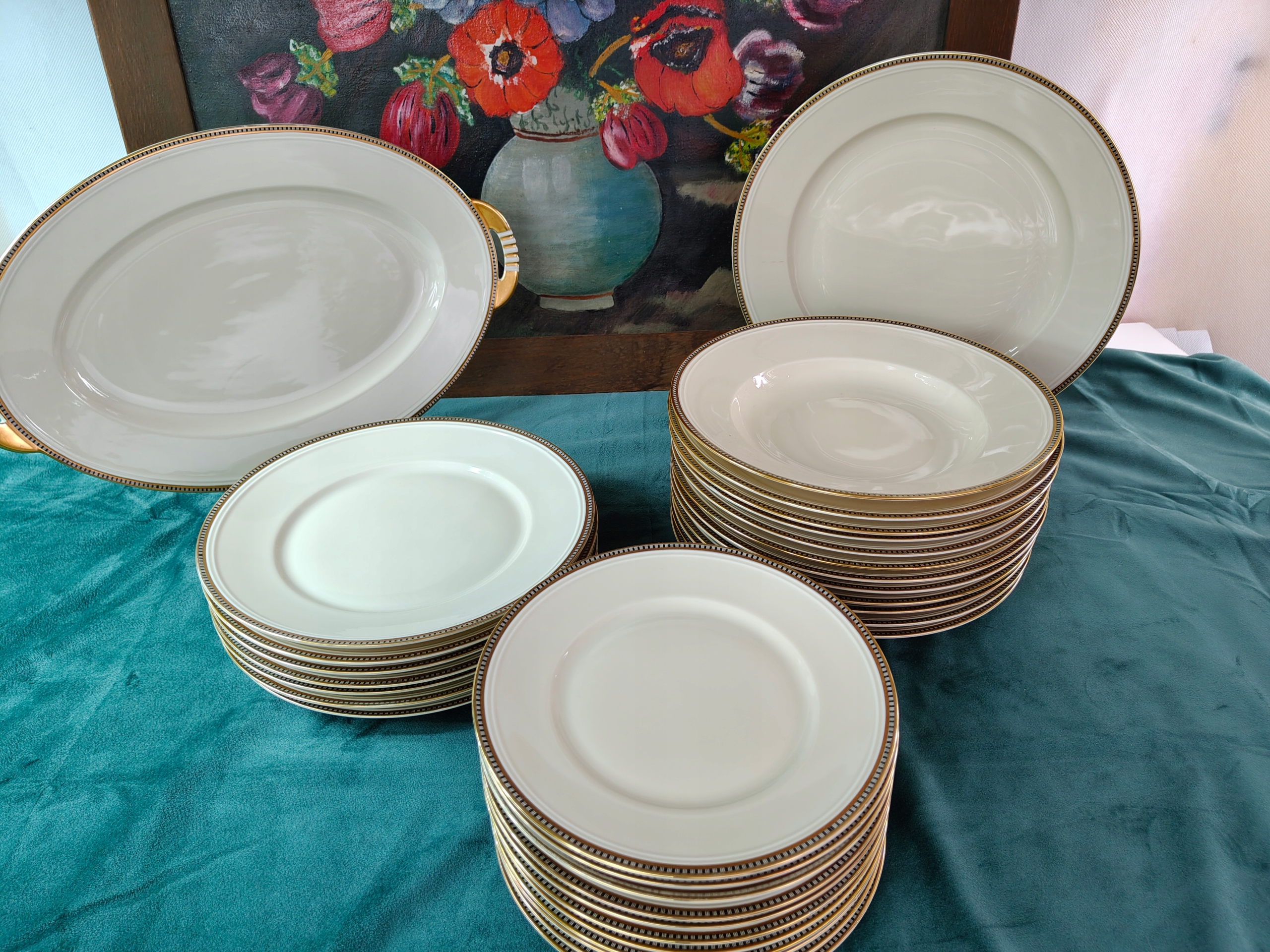 Serwis obiadowy Sorau - Żary. 32 elementy.