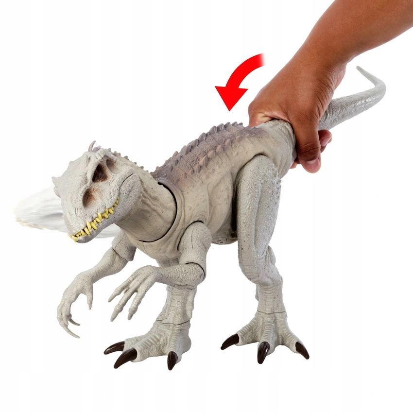 JURASSIC WORLD INDOMINUS REX 60CM DŹWIEK ŚWIATŁO Marka Mattel