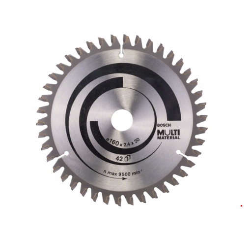 Pilový kotouč 160x20x2,4 mm Multimaterial (2608640503) Bosch