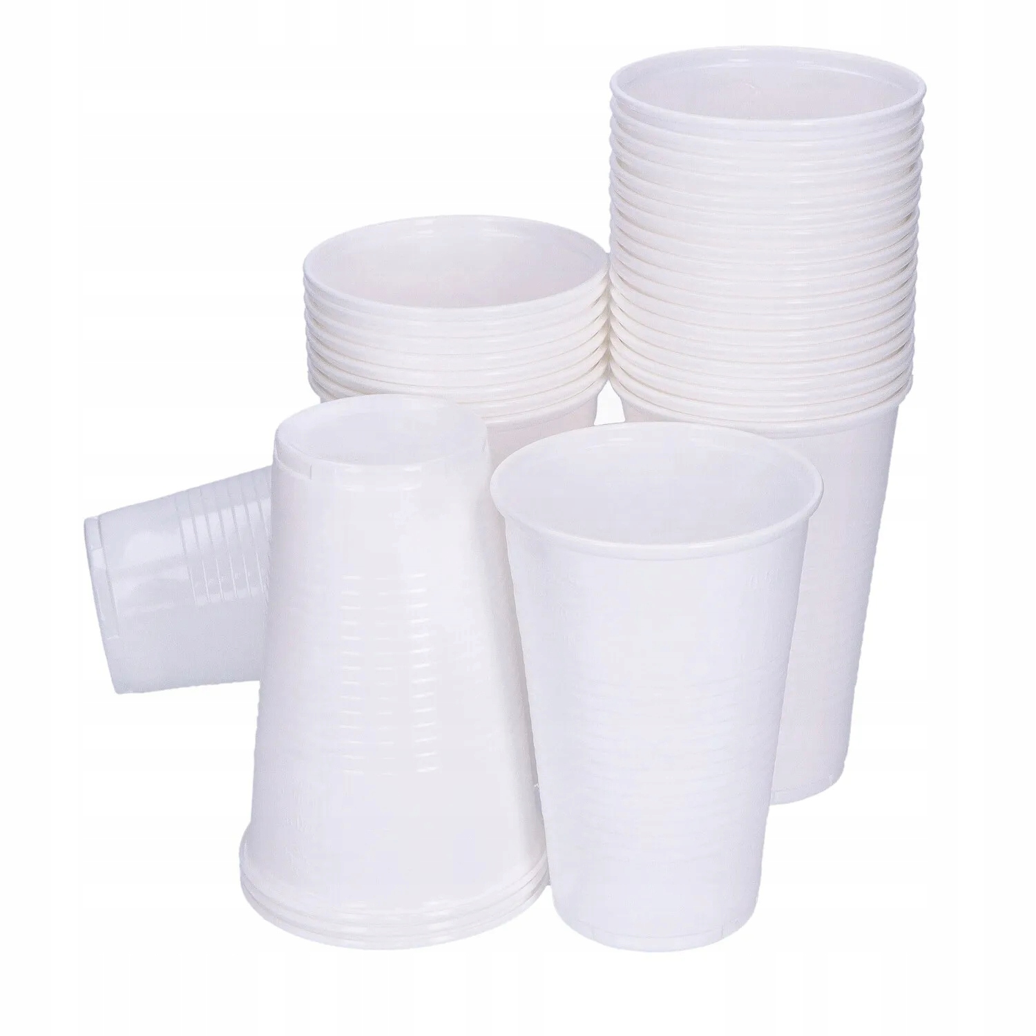 

Białe Kubki Plastikowe Jednorazowe 500ml 50sztuk