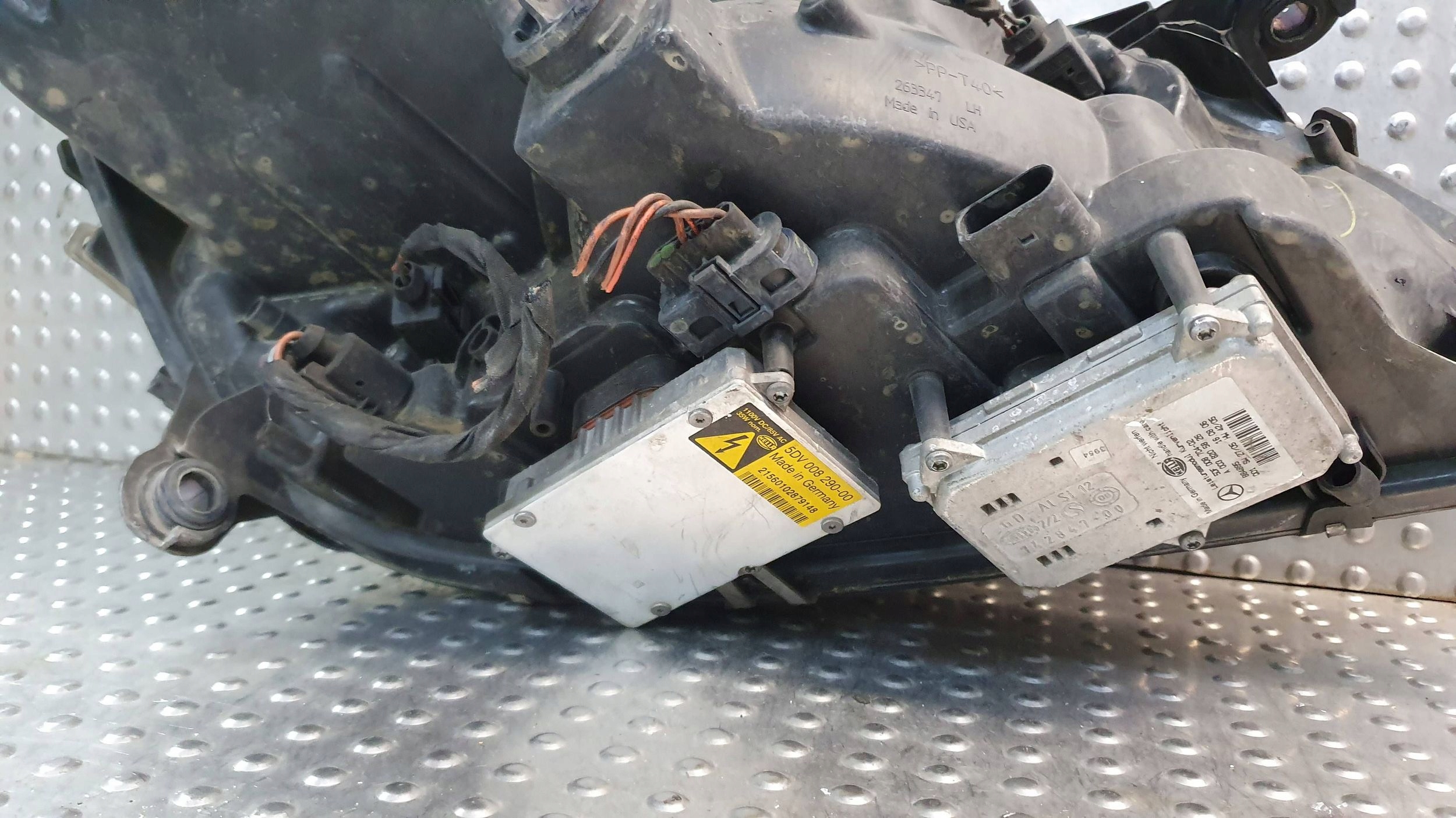 light XENON front left MERCEDES ML W164 positioning 05