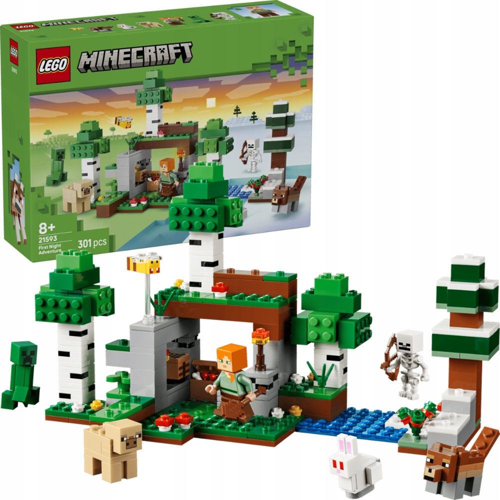 Lego Minecraft Přežití první noci – 21593