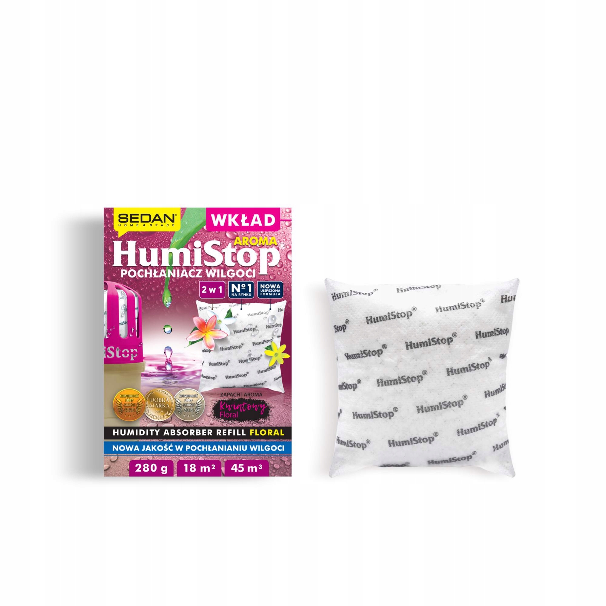 

Humistop Wkład Do Pochłaniacza Wilgoci Do 18M2/45M