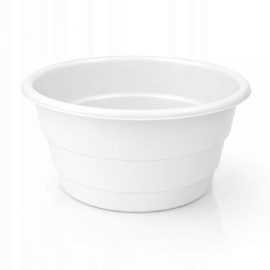 10 x Miska wyrobowa florystyczna Doniczka śr.18cm Stroik Kompozycja BIAŁA