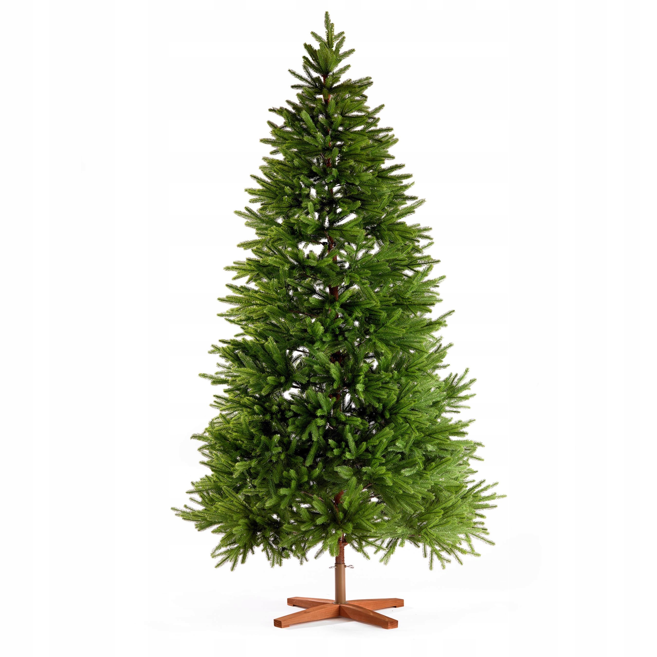 Choinka sztuczna Premium Jodła Kaukaska jak prawdziwa gęsta 220 cm 100% Pe
