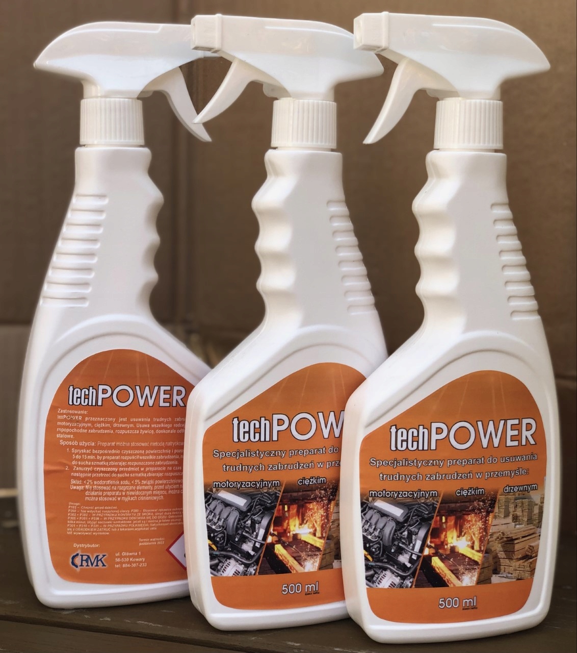 

TechPower Płyn do mycia narzędzi spryskiwacz 0,5l