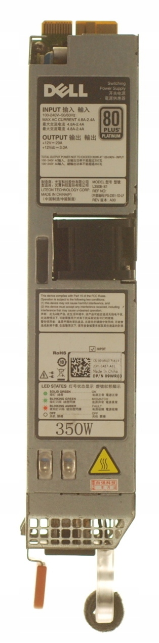 Блок питания Dell 350W 09wr03 R320 R420 R420XR