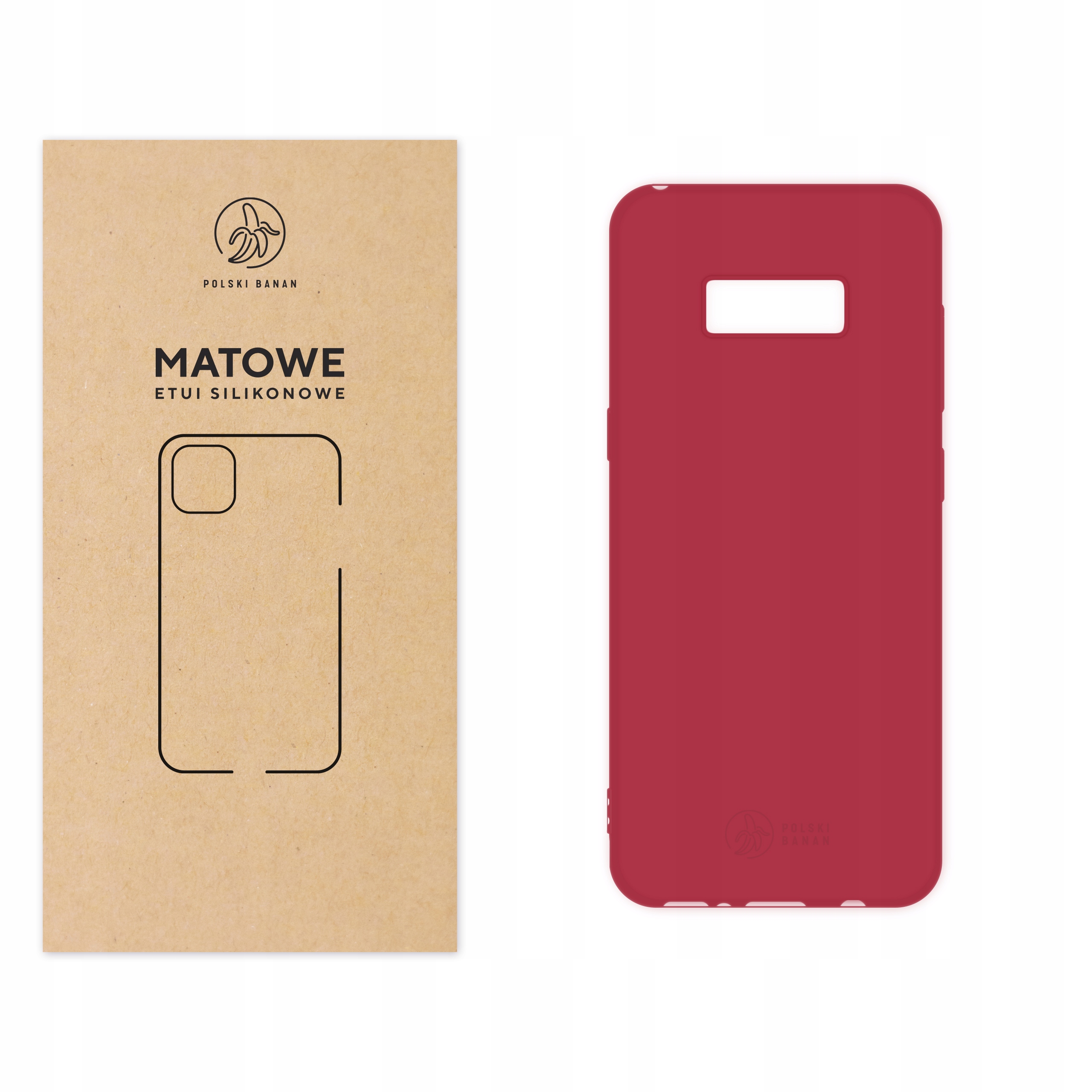 

Etui Matowe do Samsung Galaxy S8 wiśniowe