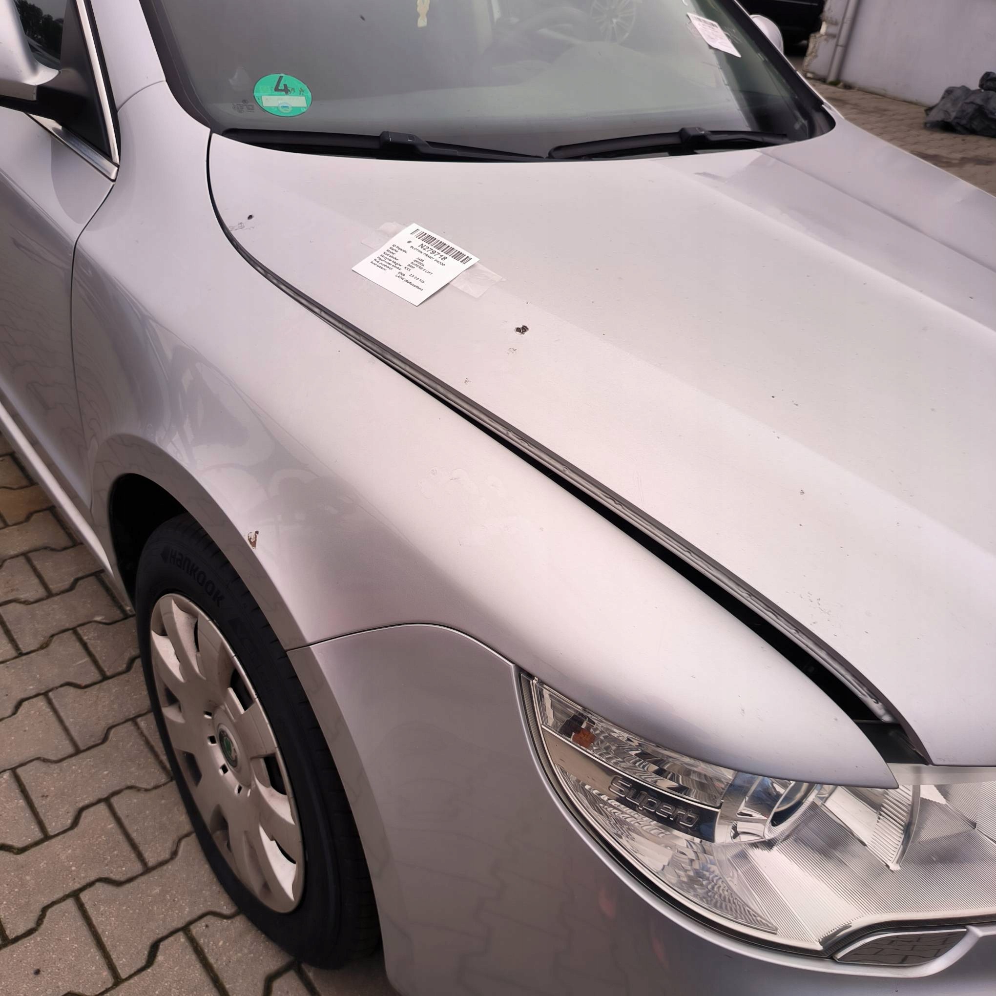 fender right front LA7W SKODA SUPERB II LIFT