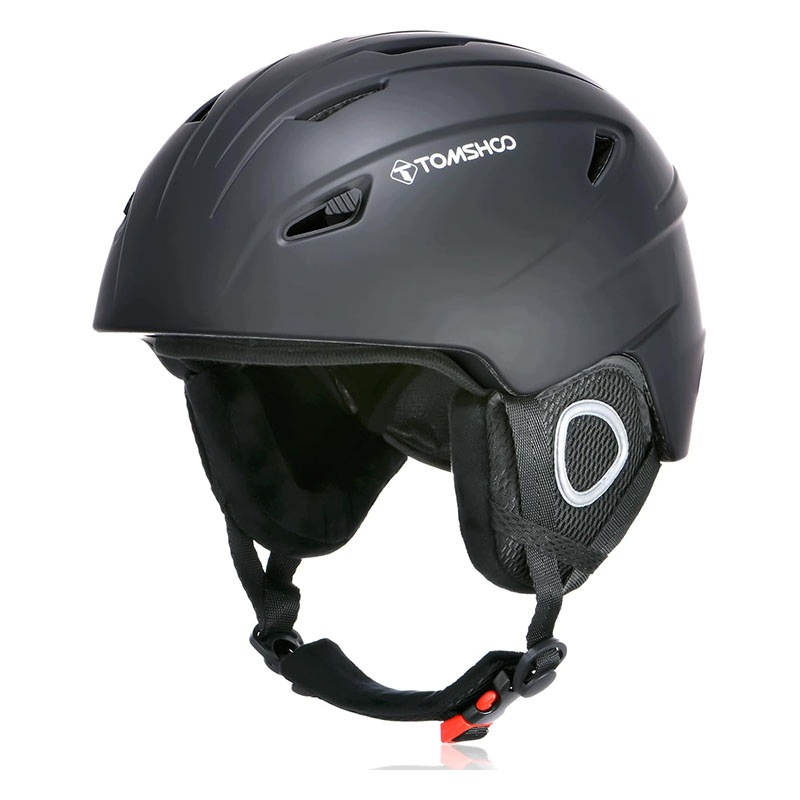 Kask narciarski czarny regulowany M 55–58 cm